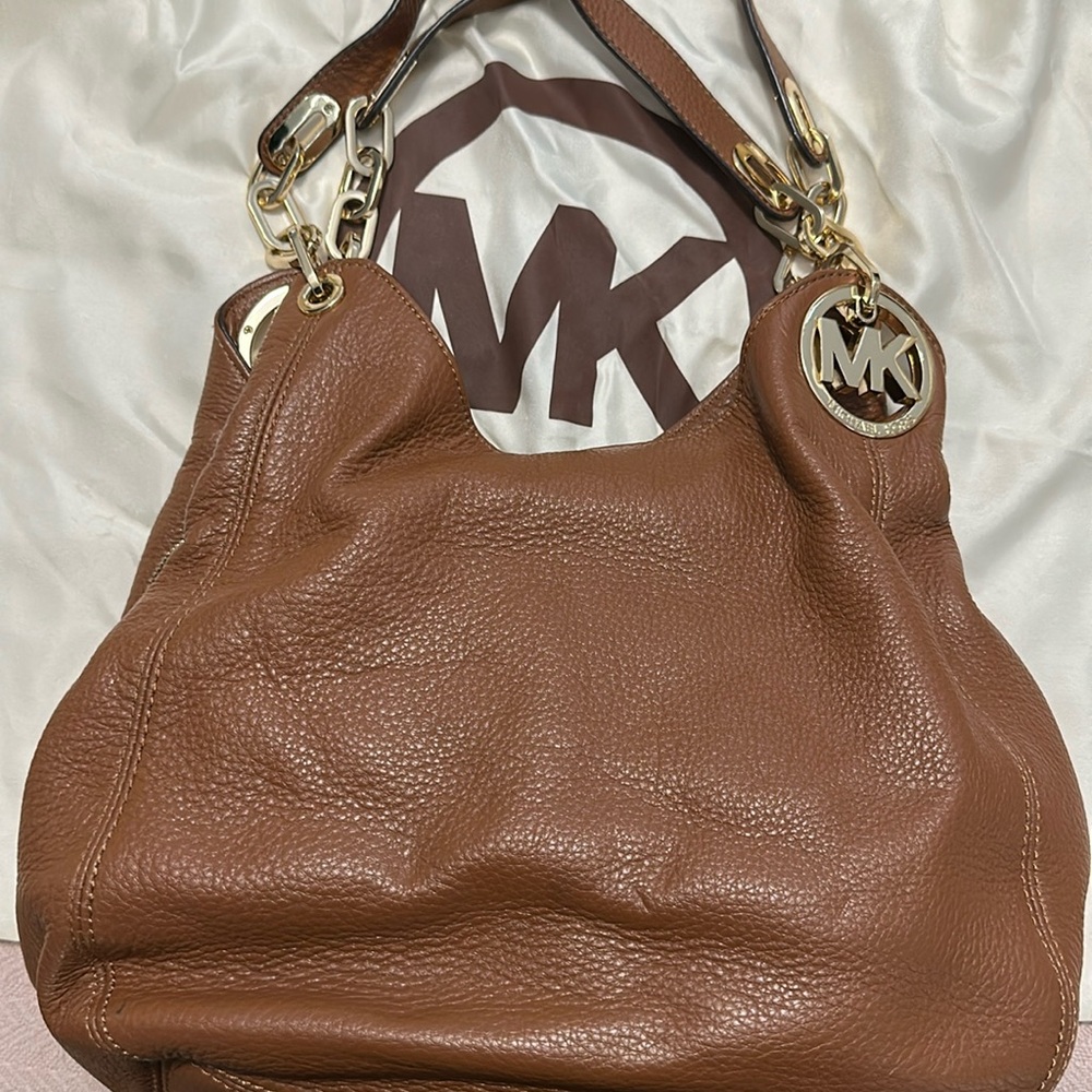 Michael Kors Fulton Leather Shoulder Bag